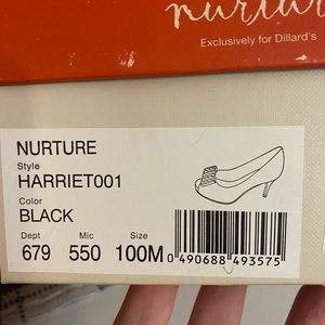 Nurture style Harriet001, Black size 10M